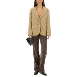 SINGLE-BREASTED "FRINGE" BLAZER