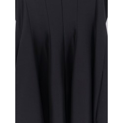 Wool and silk midi dress
