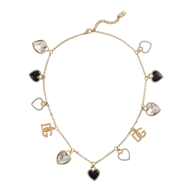 "ITALIAN TAILORING" NECKLACE WITH HEARTS