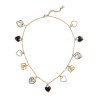 "ITALIAN TAILORING" NECKLACE WITH HEARTS