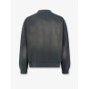Cotton sweatshirt with distressed effect