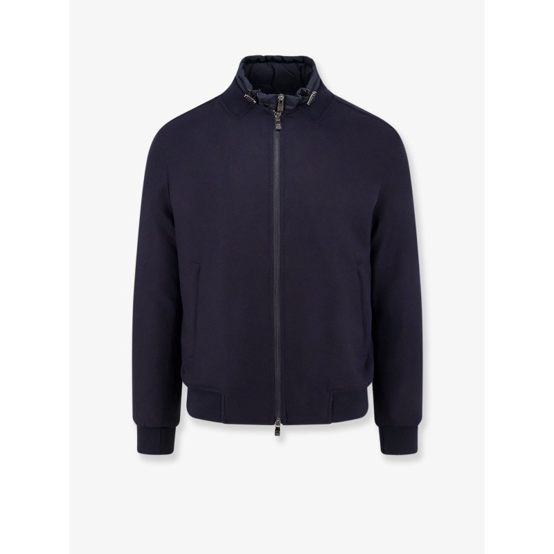 Padded cashmere blend jacket