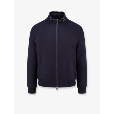 Padded cashmere blend jacket