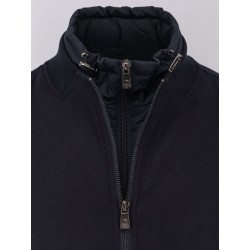 Padded cashmere blend jacket