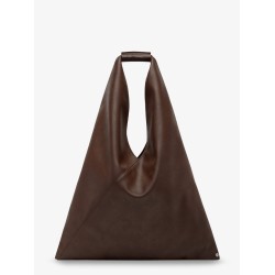 Japanese triangular-shaped synthetic leather tote bag