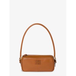 Leather shoulder bag
