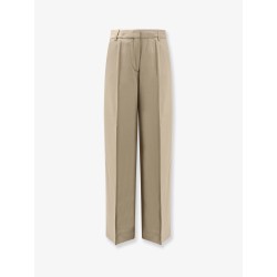 Viscose and wool trousers