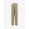 Viscose and wool trousers