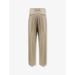 Viscose and wool trousers