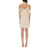 MINI DRESS WITH FLORAL APPLIQUÉS