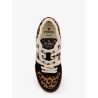 Fendi Match suede and pony skin low-top sneakers