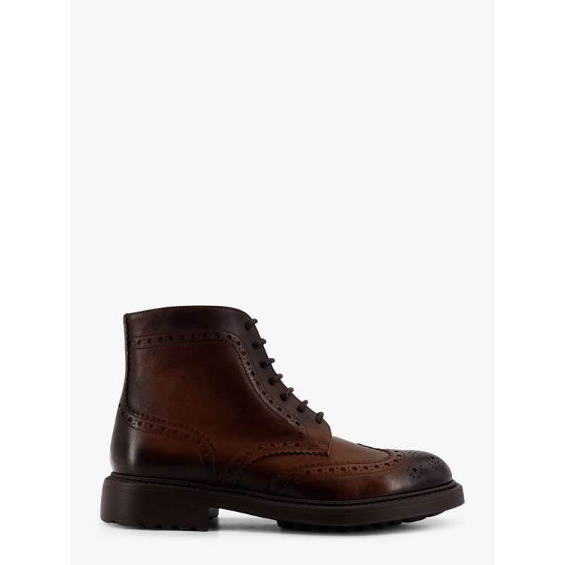 Triumph leather ankle boots