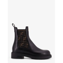 Fendi Filo leather ankle boots
