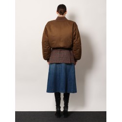 Nylon bomber jacket