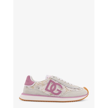 Low-top lace sneakers with suede inserts