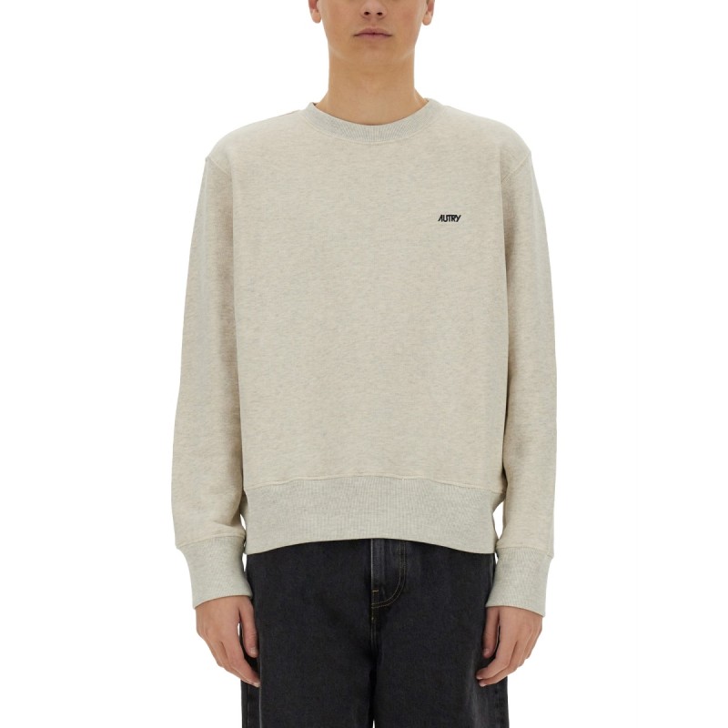 SWEATSHIRT WITH EMBROIDERED LOGO