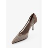 Nicole mesh pumps with rhinestones