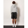 Leather shorts