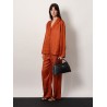 T-Lock leather handbag with contrasting stitching