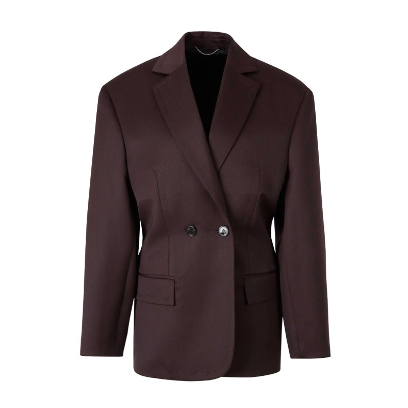 STRAIGHT WOOL BLAZER