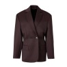 STRAIGHT WOOL BLAZER
