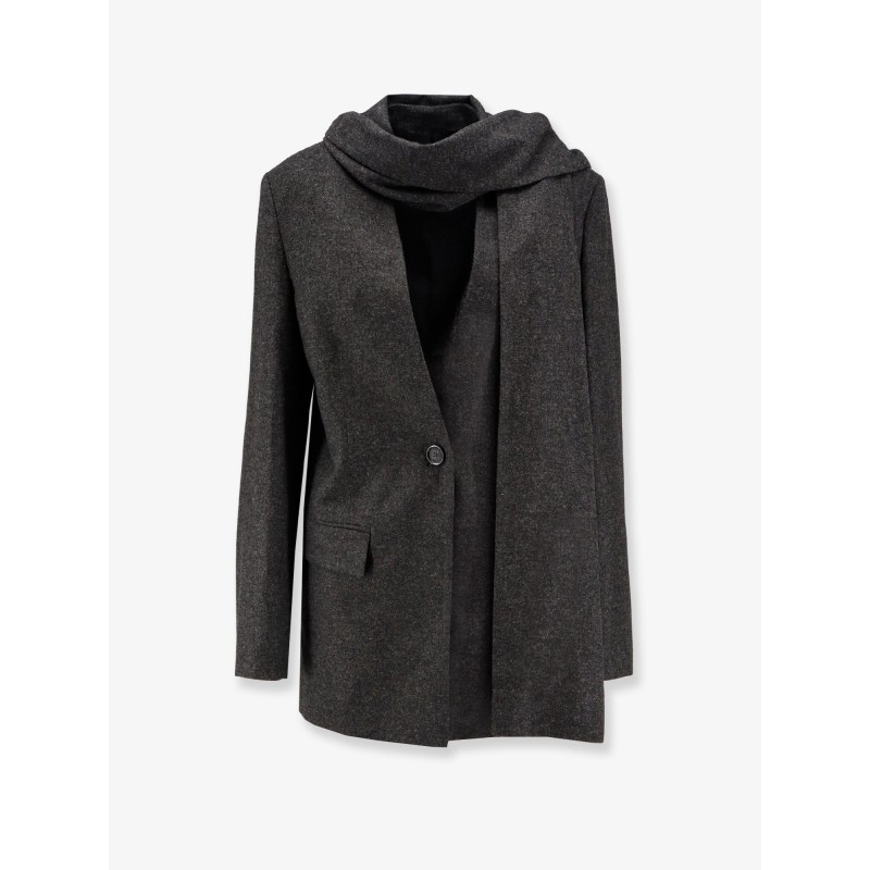 Viscose and wool blazer