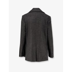 Viscose and wool blazer
