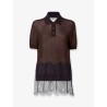 Lingerie cashmere and silk polo shirt