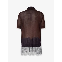 Lingerie cashmere and silk polo shirt