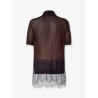 Lingerie cashmere and silk polo shirt