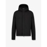 Hooded jacket with iconic embroidery