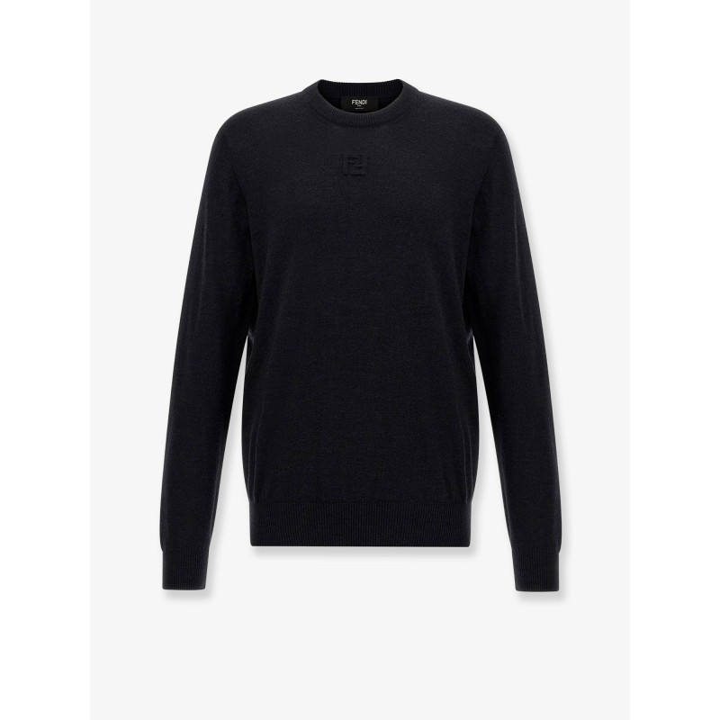 Wool sweater with FF detail
