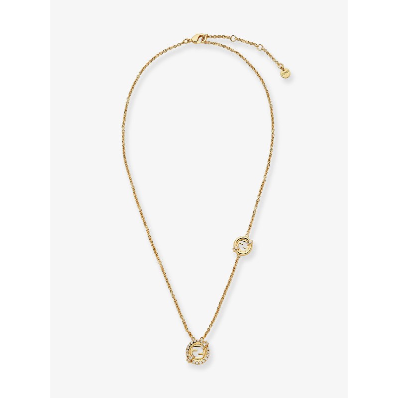 EverRound metal necklace with rhinestones
