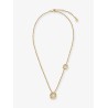 EverRound metal necklace with rhinestones
