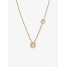 EverRound metal necklace with rhinestones