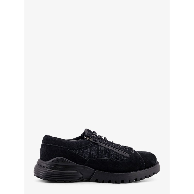 Derby Dior Combat suede and Dior Oblique jacquard fabric lace up shoes