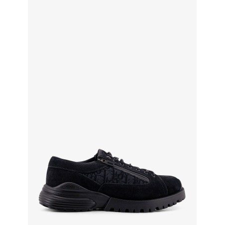 Derby Dior Combat suede and Dior Oblique jacquard fabric lace up shoes