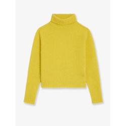 Wool turtleneck with Triomphe embroidery