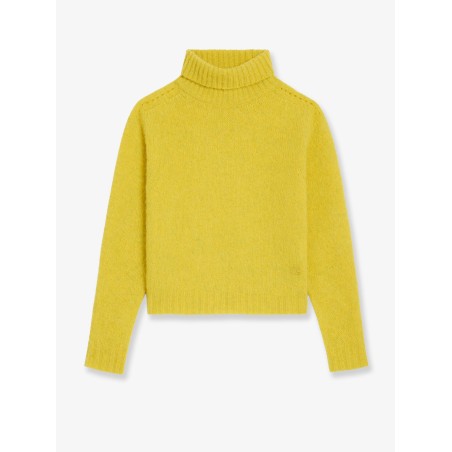 Wool turtleneck with Triomphe embroidery