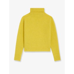 Wool turtleneck with Triomphe embroidery