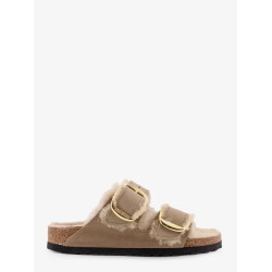 Arizona Big Buckle Shearling sandals