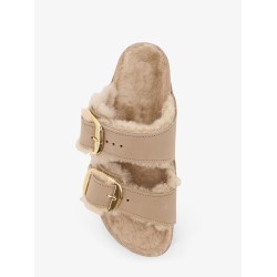 Arizona Big Buckle Shearling sandals