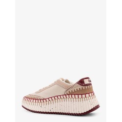 Nama low-top suede sneakers with leather inserts