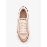 Nama low-top suede sneakers with leather inserts