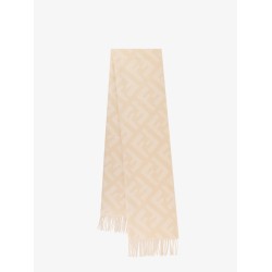 Cashmere scarf with FF motif
