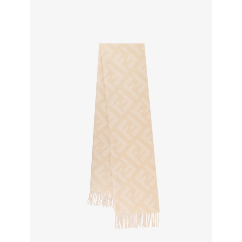 Cashmere scarf with FF motif