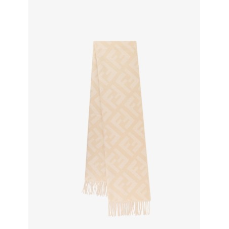 Cashmere scarf with FF motif
