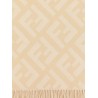 Cashmere scarf with FF motif