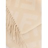 Cashmere scarf with FF motif