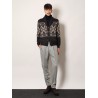 Wool, silk and cashmere cardigan